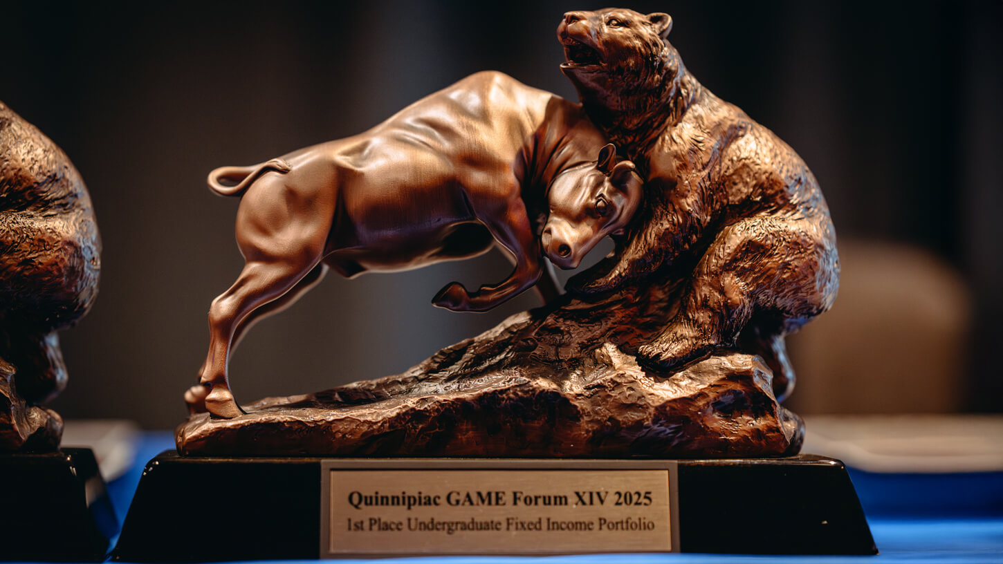 Award for first place undergraduate fixed income portfolio at GAME Forum XIV.